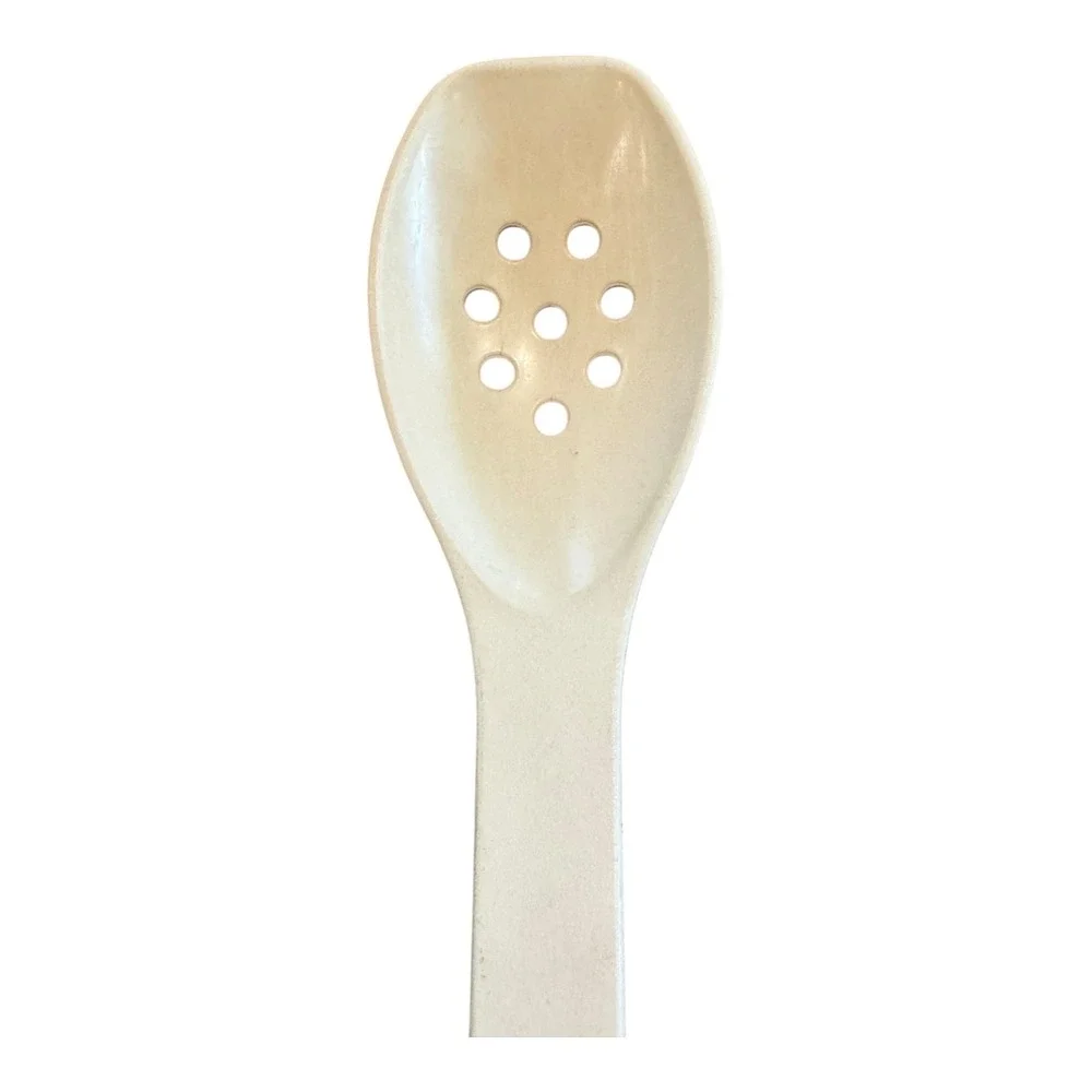 Rubbermaid  Slotted Serving Cooking Nylon Spoon #‎ 1974 Ivory White